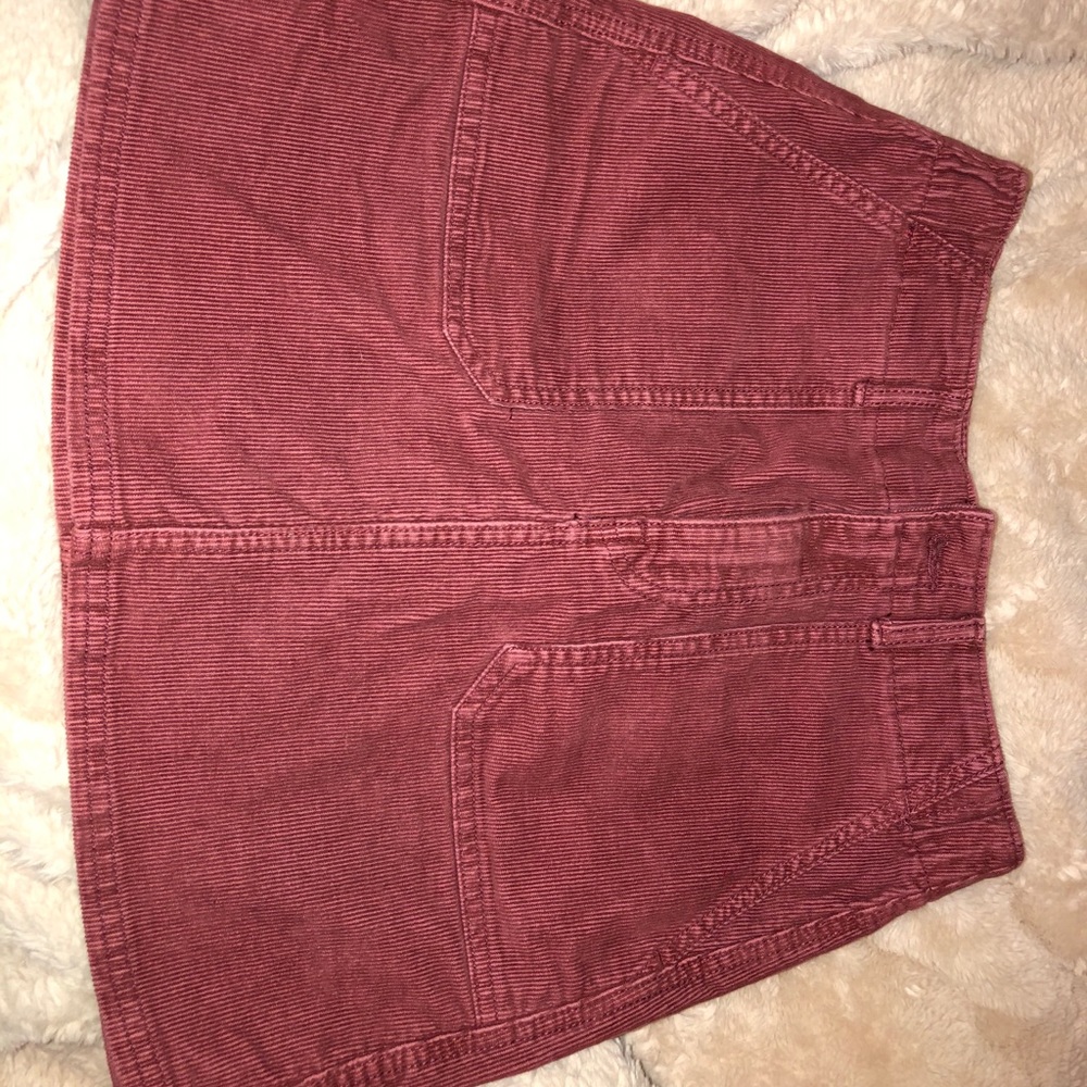 corduroy jean skirt